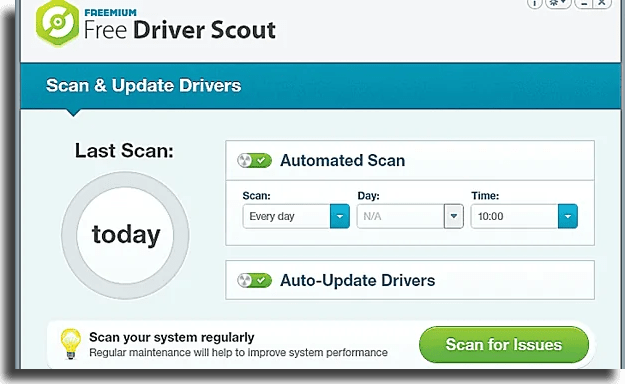 free driver scout update PC drivers