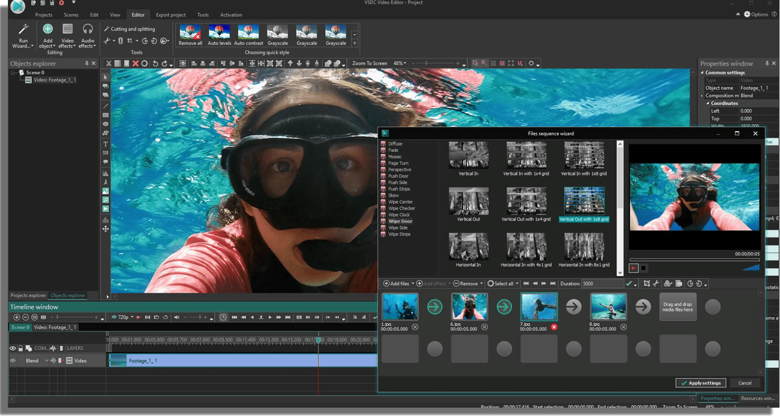 VSDC Free Video Editor Mejores aplicaciones de edición de video
