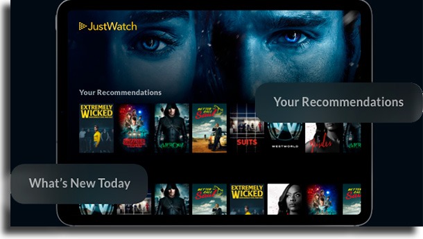 JustWatch movie streaming services