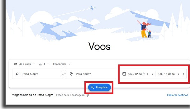 datas para monitorar preços de passagens aéreas
