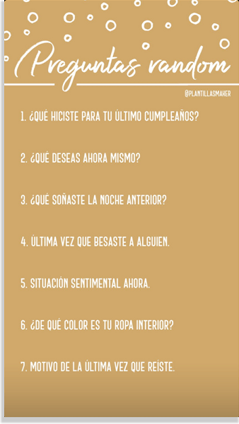 Preguntas random