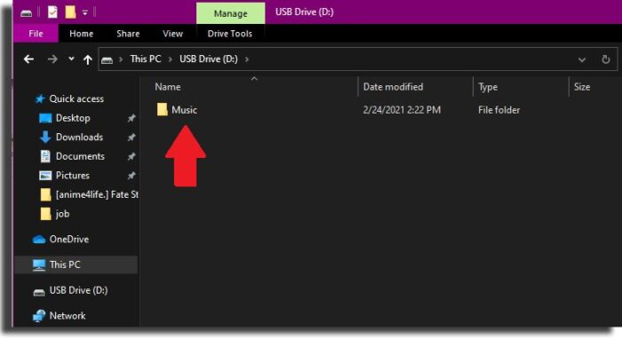 How to save music on Flash Drive   step by step  - 86