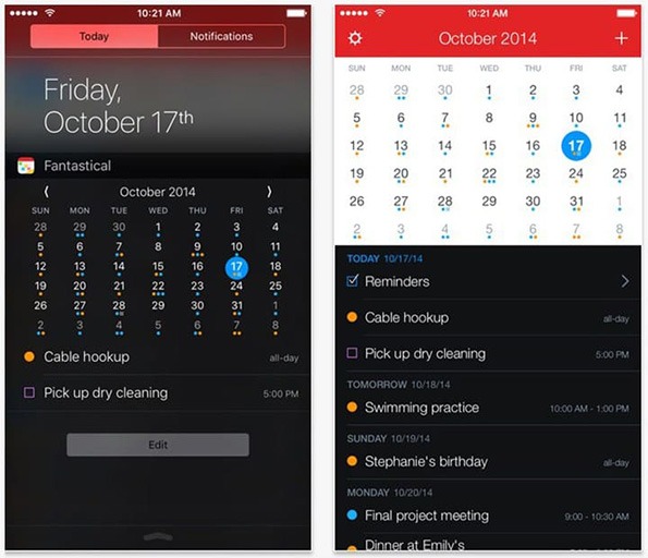Fantastical 2 apps to customize an iPhone