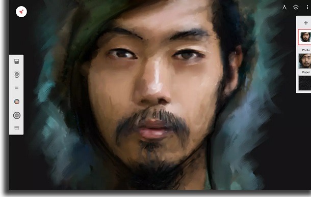 desenhar no infinite painter