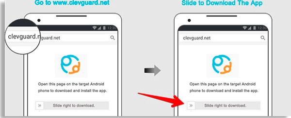 telas do kidsguard pro android monitor