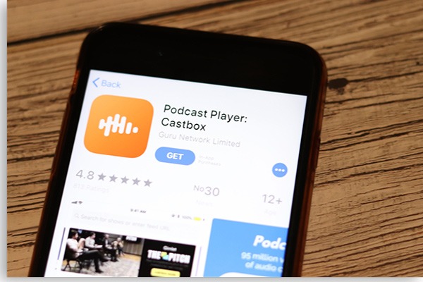 tela de download do castbox