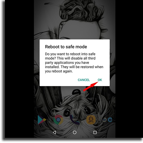 Reboot to safe mode block ads on Android