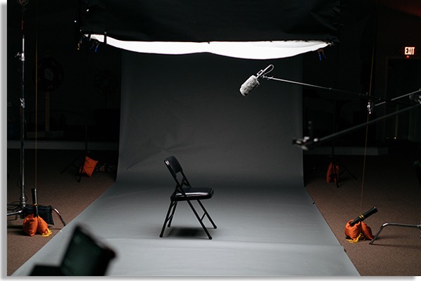 foto de estúdio de vídeos