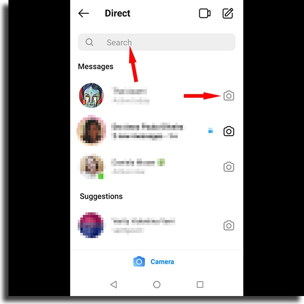Ways to send send disappearing messages on Instagram