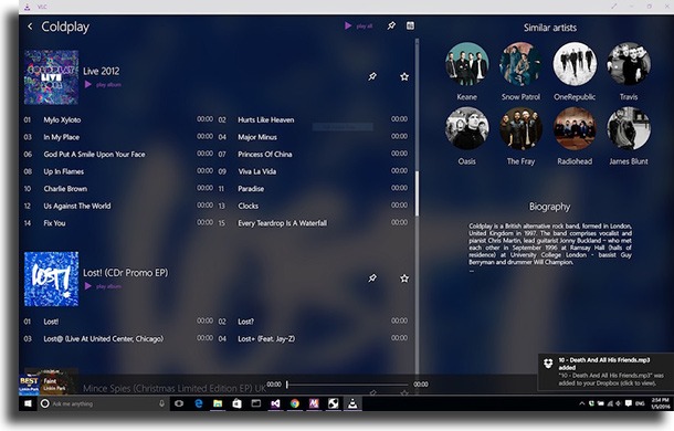 VLC best Windows music players