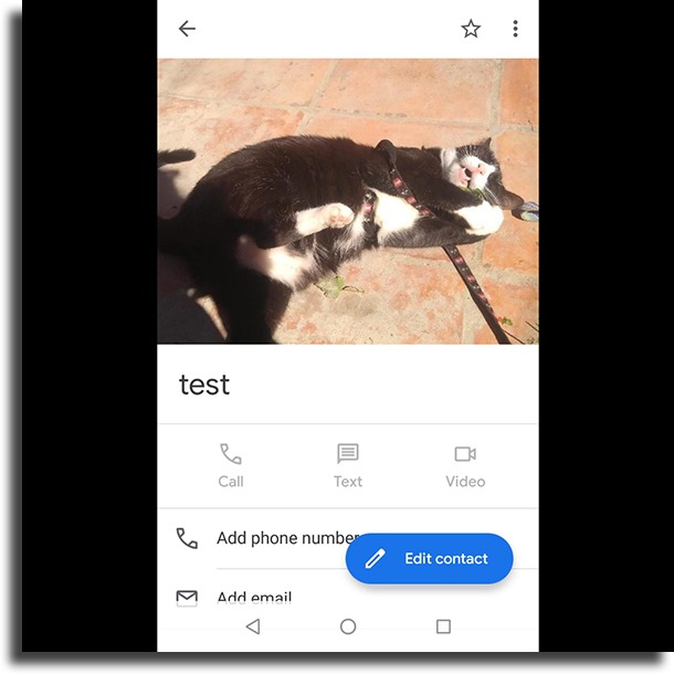result change contact pictures in Android