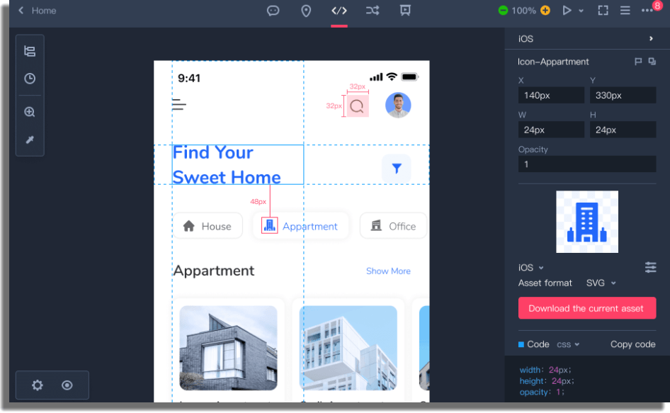MockPlus crear sitios web