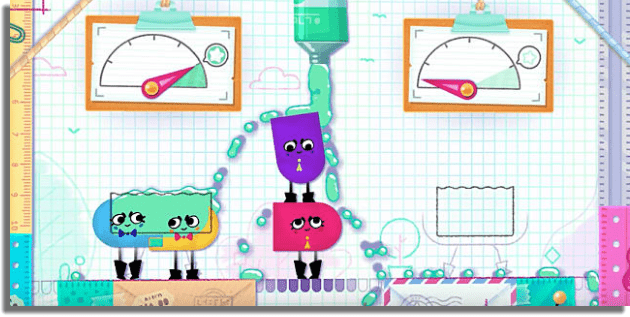 Snipperclips juegos cooperativos