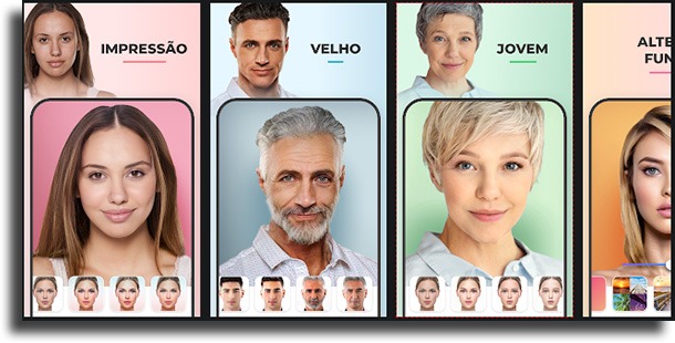 FaceApp apps que transformam em homem