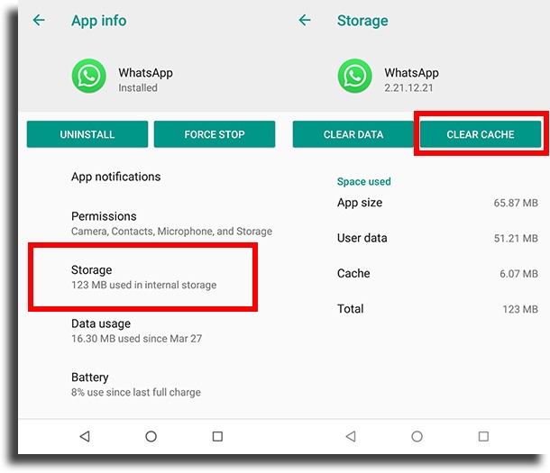 Delete your apps' cache make Android faster