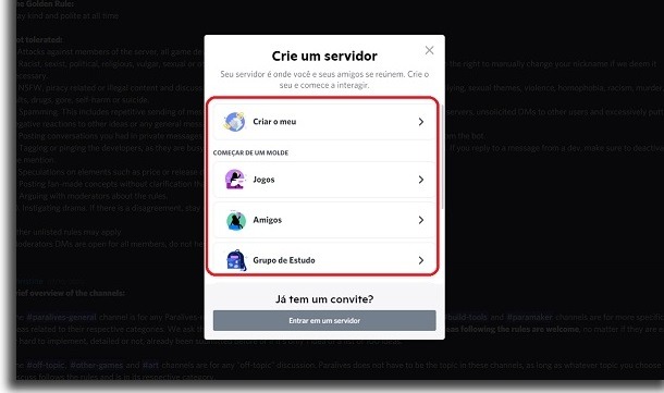 Saiba como criar um servidor no Discord - 7