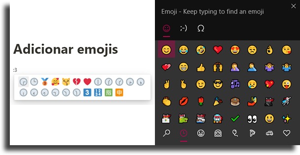 Adicionar emojis dicas e truques do Notion