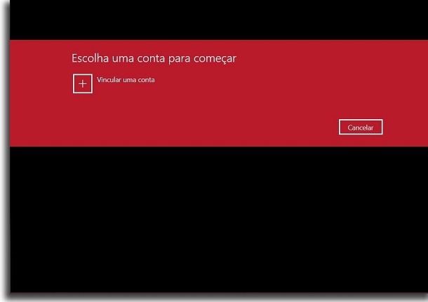 vincular conta no windows insider