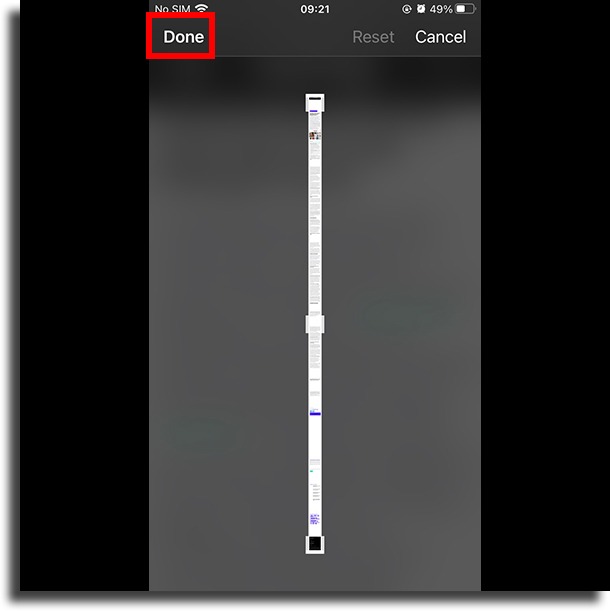 How to natively take a full page screenshot on iPhone  - 62