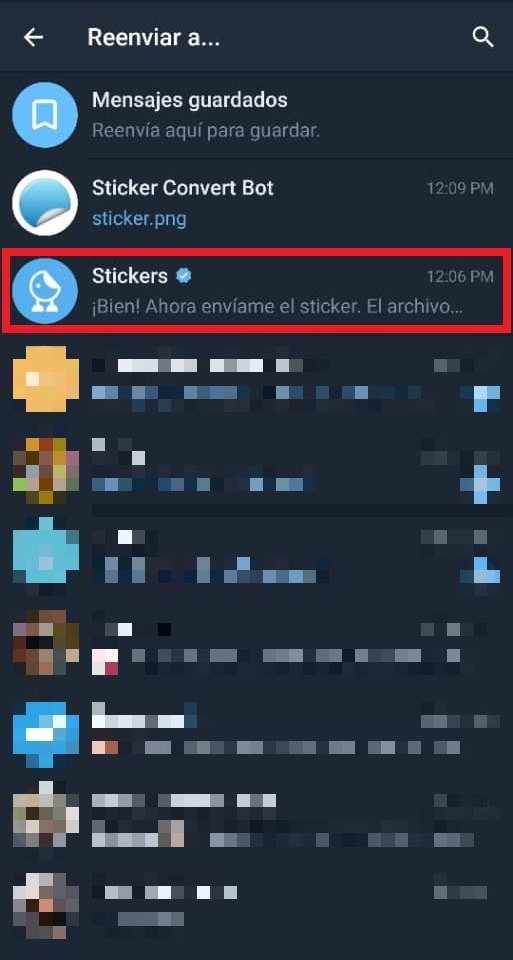 Paso 11 Bot Stickers a Sticker Convert Bot