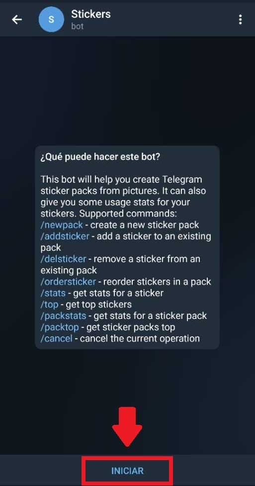 Paso 4 Bot Stickers