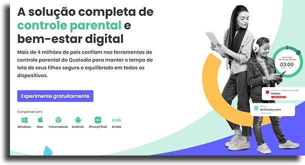 Qustodio melhores apps de espionagem