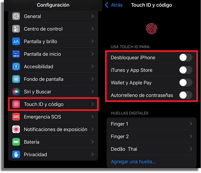 Touch ID Apple