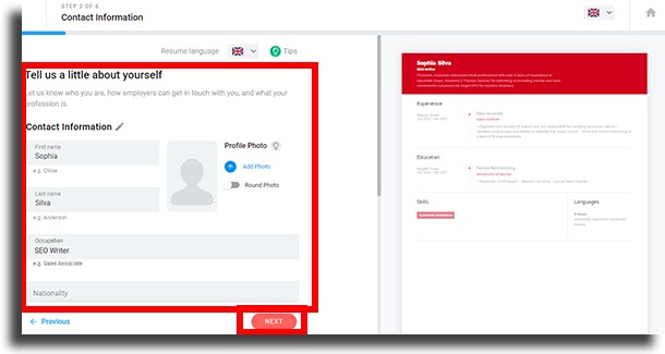 add contact info 