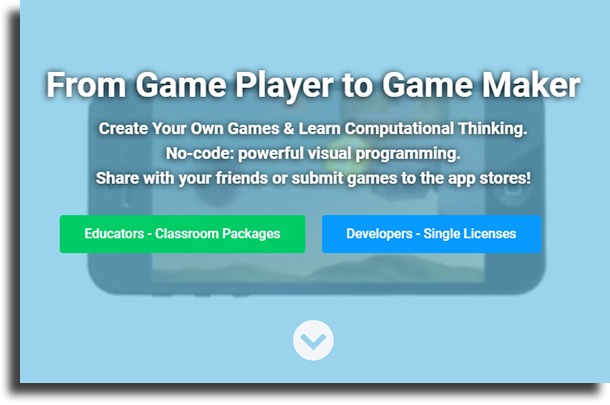 GameSalad tools to make apps