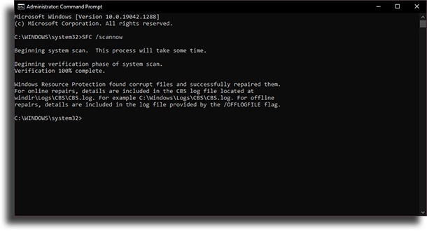run SFC fix Windows Updates that keep failing