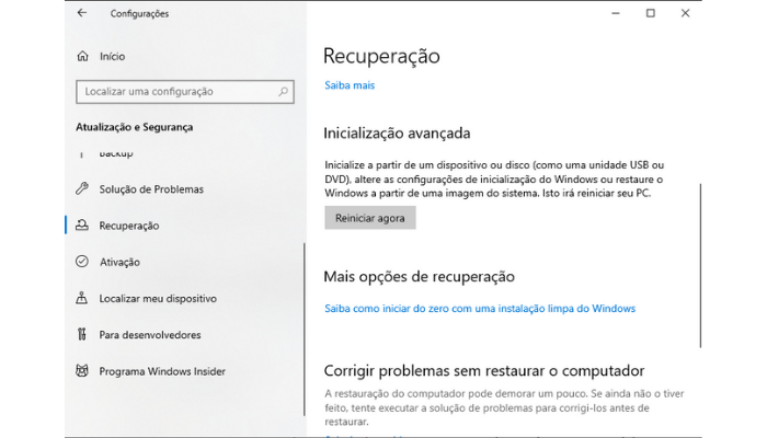7 formas de inicializar o PC em ambiente de recupera  o   AppTuts - 77
