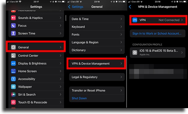 browse to vpn use VPN on iPhone