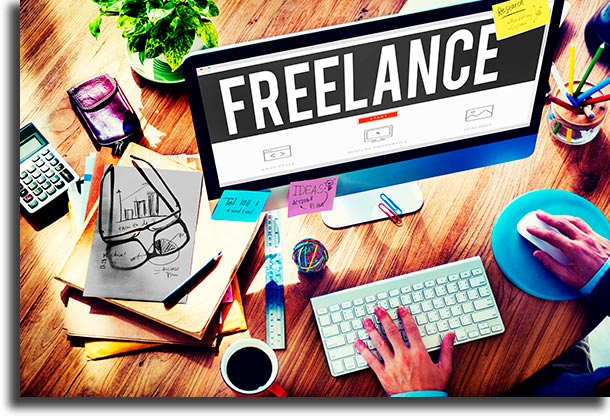 Work as a freelancer 