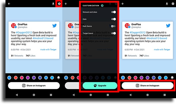 How to share Tweet to Instagram Stories on iOS and Android  - 9