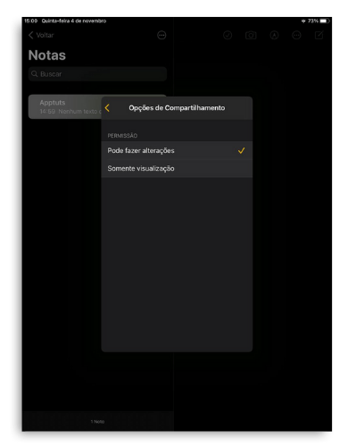 Apple notas