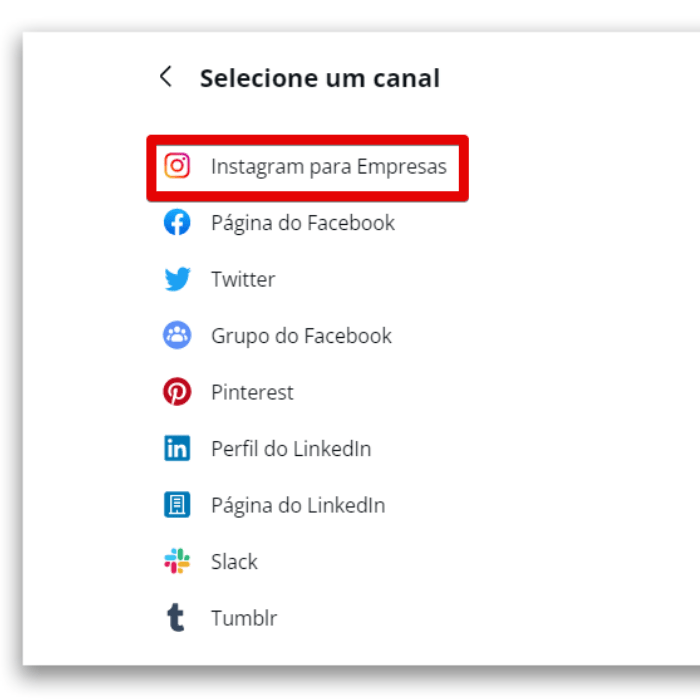 agendar posts no Instagram