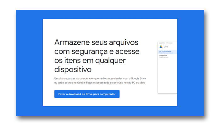 sincronizar computador google drive