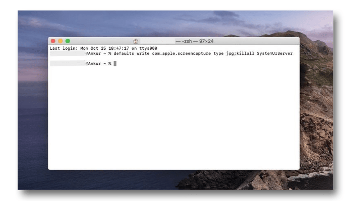 screenshot in different formats screenshot in different formats