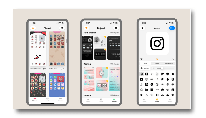 Icon Themer Personalizar el diseño de la pantalla del iPhone