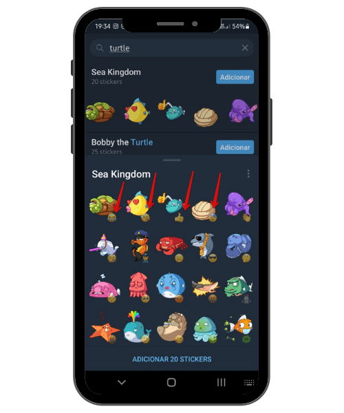 Os 20 melhores pacotes de figurinhas animadas no Telegram - 62