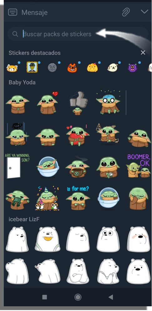 mejores packs de stickers animados en Telegram