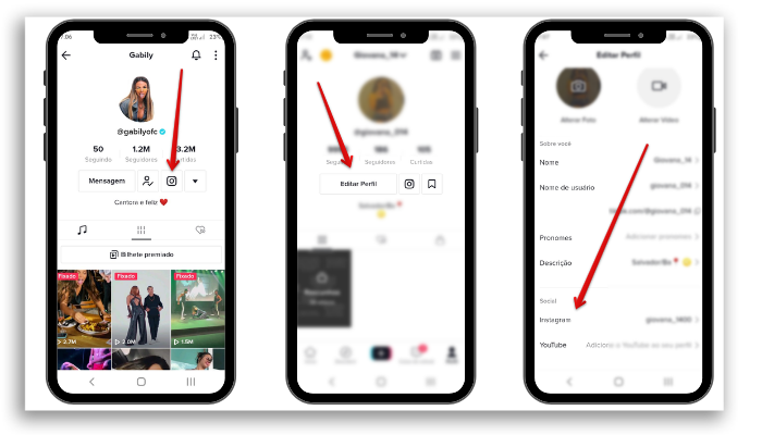 conectar ig a tiktok