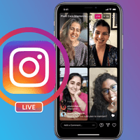 How to ask to participate in a live on Instagram?
