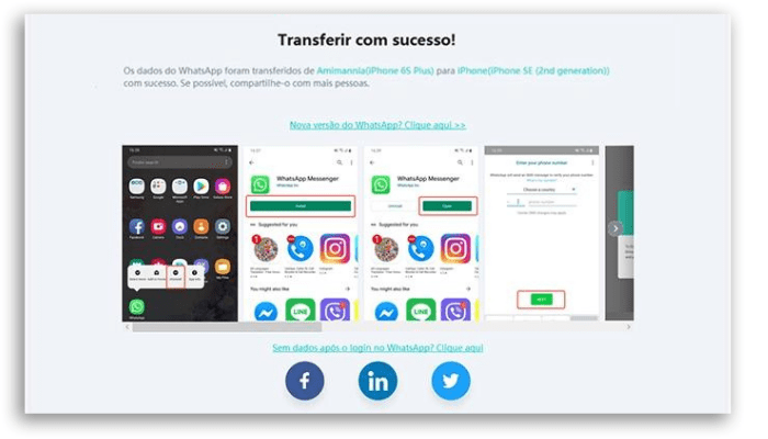 iCareFoto Thansfer Transferir-whatsapp-iphone-android