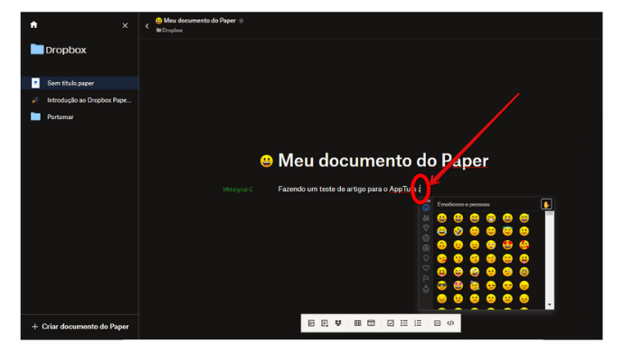 7 funcionalidades do Dropbox Paper   AppTuts - 5
