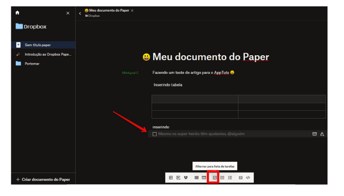 7 funcionalidades do Dropbox Paper   AppTuts - 92