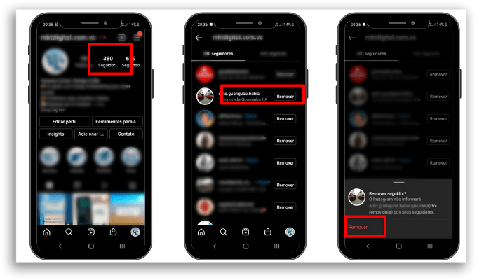 Instagram excluir seguidores fantasmas
