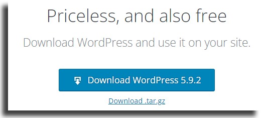 download WordPress 