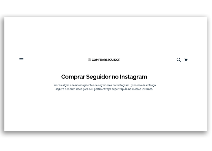 Comprar seguidores no Instagram