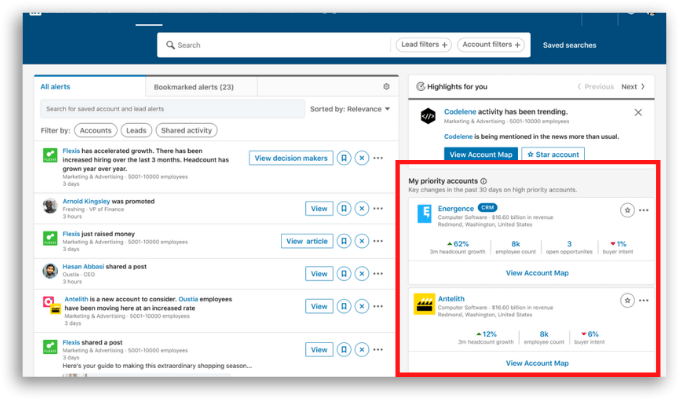 3 Novos recursos do LinkedIn Sales Navigator para melhorar a sua prospec  o - 3